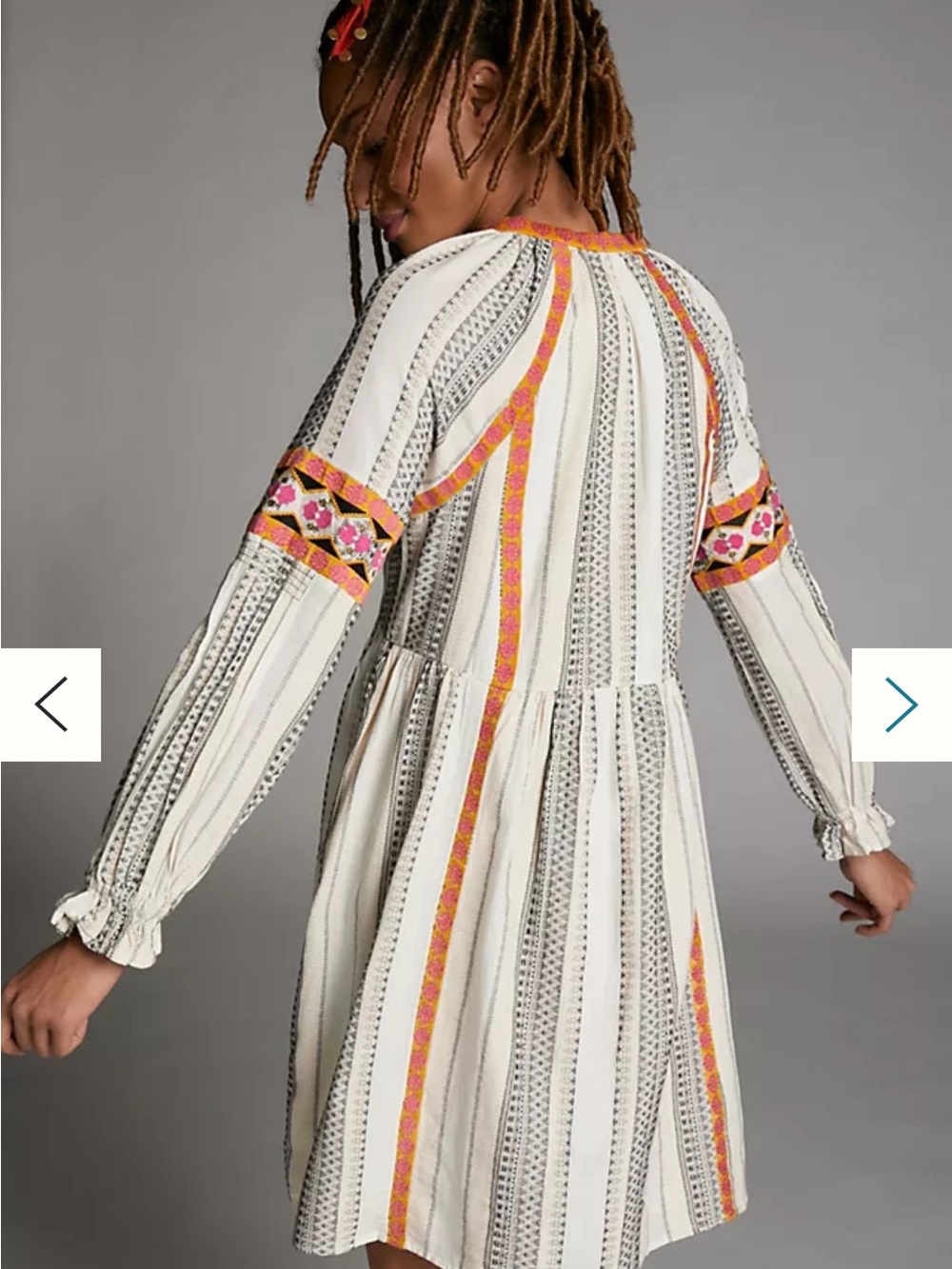 Anthropologie | Lottie Embroidered Dress Size Medium HTF - Picture 12 of 15